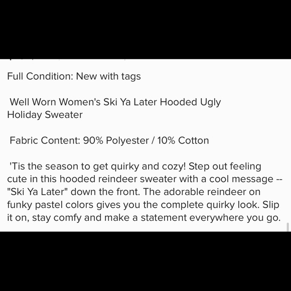 BNWT girls Holiday sweater and grey leggings - Picture 7 of 14